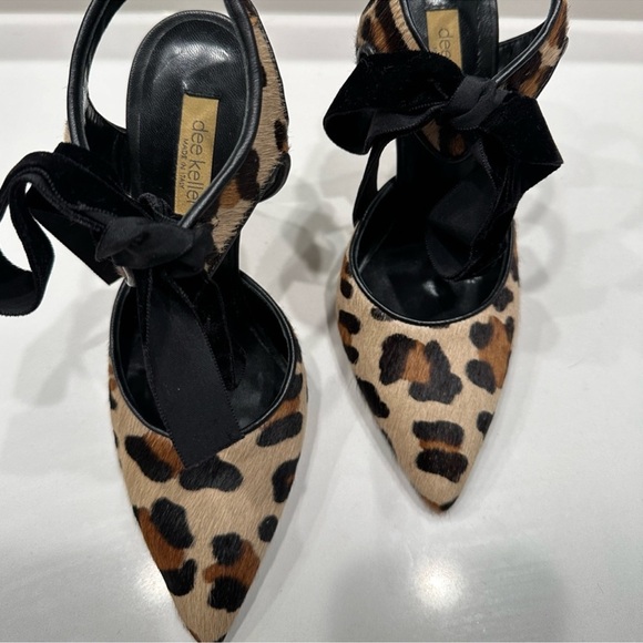 DEE KELLER PIPER PONY LEOPARD PRINT, PUMPS SIZE 6 1/2 (36 EU) Made in ITALY - Picture 5 of 11